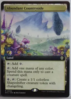 Abundant Countryside [New, Near Mint] Extended Art {Lorwyn Eclipsed} - Image 1