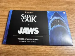 Secret Lair - Jaws: Terror of Amity Island - Rainbow Foil Edition (Sealed) MTG - Image 1