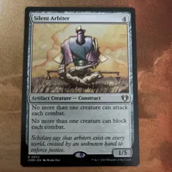 Silent Arbiter - Commander Masters # 972 MTG NM - Image 1
