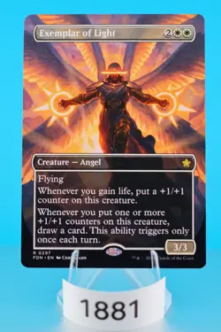 MTG Exemplar of Light (Borderless) Foundations Regular #297 - Image 1