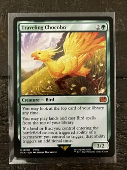 Magic the Gathering Final Fantasy Traveling Chocobo Mythic #0210 Near Mint - Image 1