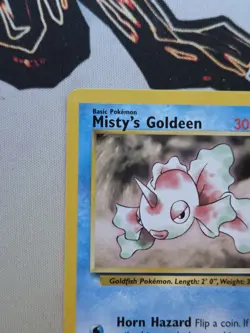 Pokemon TCG Misty’s Goldeen Gym Heroes Set 30/132 Unlimited Rare - Image 3