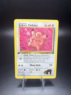 Pokemon TCG Erika's Clefairy 1st Edition Gym Challenge 40/132 - Image 1