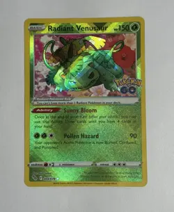 Radiant Venusaur - NEAR MINT- 004/078 Pokemon GO TCG Set Holo - Image 1