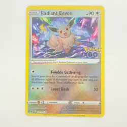 Pokemon GO Radiant Eevee SWSH230 Sword & Shield Promo Holo NM - Image 1