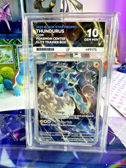 Thundurus SVP209 Black Star Promo Pokemon Center Exclusive Ace 10 - Image 2