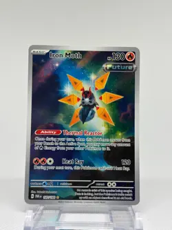 Pokemon TCG: Iron Moth (187/182) Illustration Rare -- Sv: Paradox Rift - Image 1