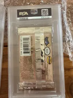 Pokemon 1999 WOTC Fossil 1st Edition AERODACTYL Sealed Booster Pack PSA 8 - Image 2