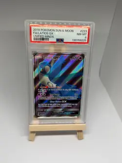 Pokemon Latios GX 223/236 Sun & Moon Unified Minds Slab - PSA 8 - Image 1