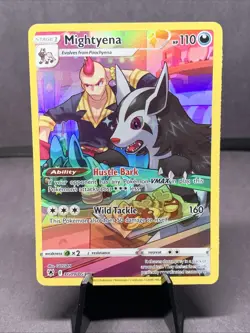 Pokemon TCG Mightyena TG09/TG30 Astral Radiance Trainer Gallery Full Art Holo NM - Image 1