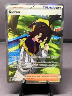 Pokemon TCG Kieran Ultra Rare SV06: Twilight Masquerade 206/167 NM/M - Image 1