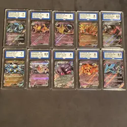 Pokemon Graded Bundle Of 10 Slabs - Image 1