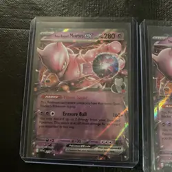 2- 2025 Pokemon Destined Rivals Team Rocket's Mewtwo EX Promo #216 - Image 2