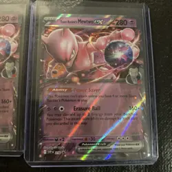 2- 2025 Pokemon Destined Rivals Team Rocket's Mewtwo EX Promo #216 - Image 3