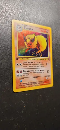 Pokemon TCG - Flareon - 3/64 - Holo 1st Edition - Jungle 1st Edition - Image 3