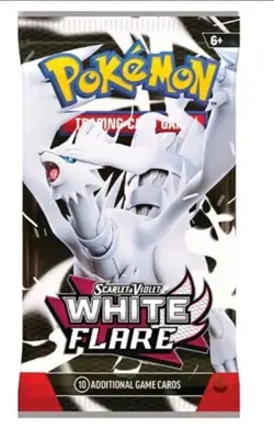 Pokemon White Flare Booster Pack Scarlet And Violet SV 10.5 TCG - New & Sealed - Image 1