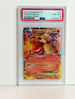 2016 Pokemon XY CHARIZARD EX (PSA 8) Generations 11/83 -355 - Image 1