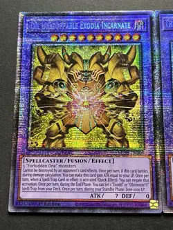 3x The Unstoppable Exodia Incarnate | MP25-EN008 | Starlight Rares | YuGiOh! - Image 3