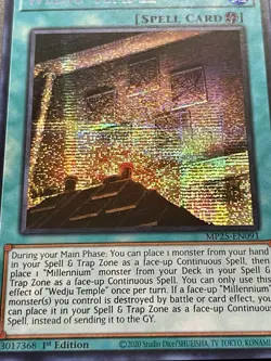 3x Wedju Temple + 3x Millennium Ankh | NM | Starlight Rares | 1st Ed | YuGiOh! - Image 3