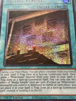 3x Wedju Temple + 3x Millennium Ankh | NM | Starlight Rares | 1st Ed | YuGiOh! - Image 5