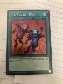 Yu Gi Oh - LCKC-EN101 Delinquent Duo - Secret Rare - Image 1