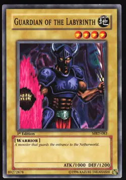 Yugioh! Guardian of the Labyrinth MRD-083 VINTAGE 1st Ed NM/MINT - Image 1