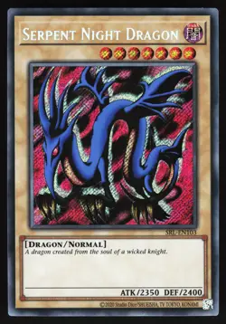Yugioh! Serpent Night Dragon SRL-EN103 Secret Rare NM/MINT - Image 1