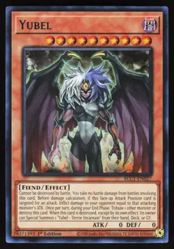 Yugioh! Yubel (Silver) BLC1-EN027 Ultra Rare 1st Ed - Image 1