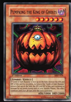 Yugioh! Pumpking the King of Ghosts MRD-079 VINTAGE 1st Ed NM/MINT - Image 1