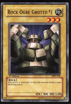 Yugioh! Rock Ogre Grotto #1 MRD-004 VINTAGE 1st Ed NM/MINT - Image 1