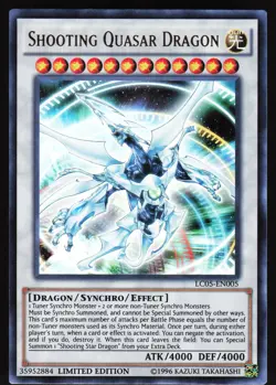 Yugioh! Shooting Quasar Dragon LC05-EN005 Ultra Rare - Image 1