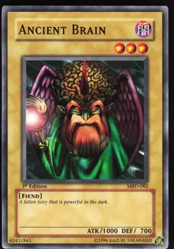 Yugioh! Ancient Brain MRD-082 VINTAGE 1st Ed NM/MINT - Image 1