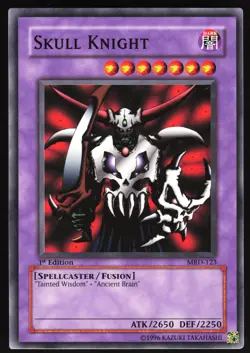 Yugioh! Skull Knight MRD-123 VINTAGE 1st Ed NM/MINT - Image 1