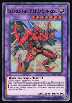 Yugioh! Elemental HERO Sunrise LED6-EN012 Ultra Rare NM/MINT - Image 1