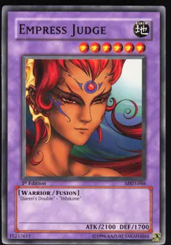 Yugioh! Empress Judge MRD-046 VINTAGE 1st Ed NM/MINT - Image 1