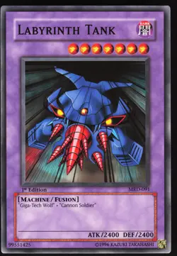 Yugioh! Labyrinth Tank MRD-091 VINTAGE 1st Ed NM/MINT - Image 1