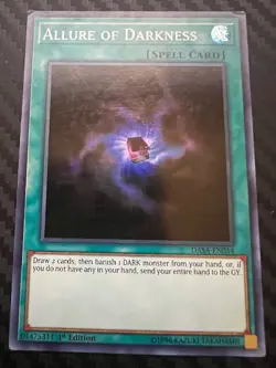 Yugioh Allure Of Darkness DASA-EN054 Super Rare 1st Ed MP - Image 1