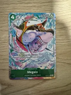 Megalo (Alternate Art) EB04-018 The Azure Sea's Seven One Piece Foil NM - Image 1