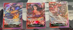One Piece CCG Starter Deck Leader Cards COMPLETE COLLECTION + Sound Loader Cards - Image 4