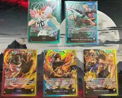 One Piece CCG Starter Deck Leader Cards COMPLETE COLLECTION + Sound Loader Cards - Image 5