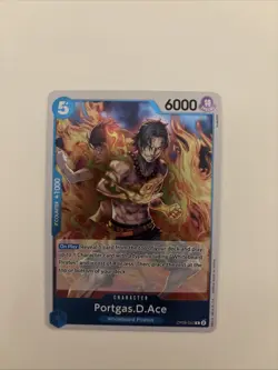 Portgas.D.Ace OP08-052 Rare English Two Legends One Piece TCG Card Game - Image 1