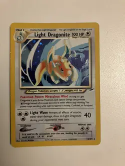Light Dragonite (14/105) Holo Neo Destiny Set Pokemon Card! FREE P&P! - Image 1
