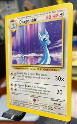 NM + 🔥 Pokemon Card - Dragonair Base Set 18/102 Rare - Image 3