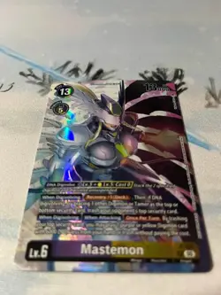 Mastemon P-187 P Digimon Card Game - Image 2