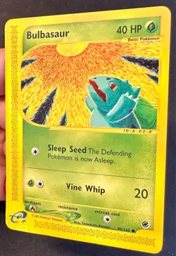 Bulbasaur 95/165 2002 Expedition Pokemon Card TCG WOTC Vintage Non Holo - Hp - Image 2