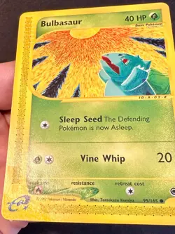 Bulbasaur 95/165 2002 Expedition Pokemon Card TCG WOTC Vintage Non Holo - Hp - Image 3