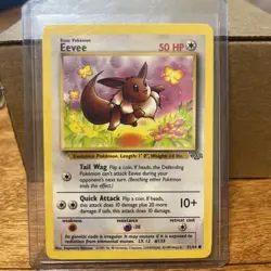 Eevee 51/64 1999 Jungle Vintage WOTC Pokemon Card LC - Image 1