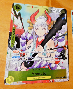 ONE PIECE ENGLISH CARD PROMO GAME CARTE YAMATO ST13-016 ALT EN TCG NM - Image 1