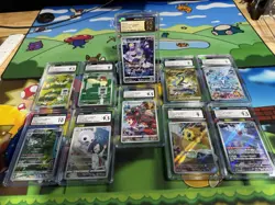Pokemon TCG Lot Of 10 Cgc Graded Pokemon Cards - Image 1