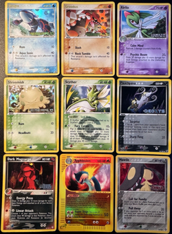 Lot of 9 WoTC-ex Reverse Holo Pokemon Cards | PL - Image 1